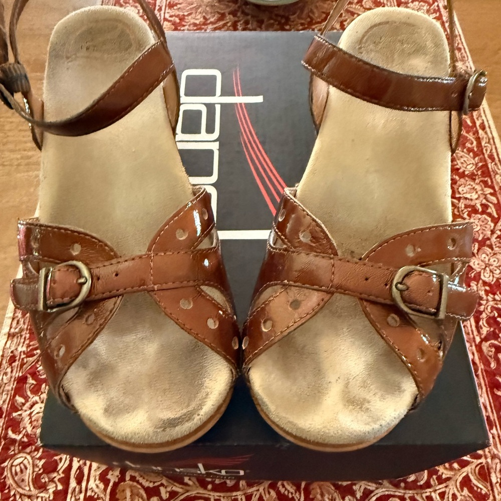 Dansko Brown Leather Sandals